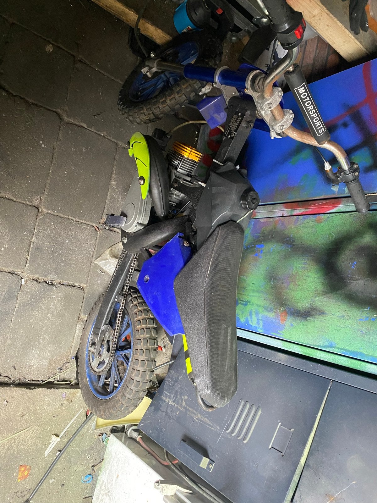 Stage 3 minibike startniet vonkt wel, Fietsen en Brommers, Minibikes, Midibikes en Pitbikes, Ophalen, Gebruikt, Overige typen