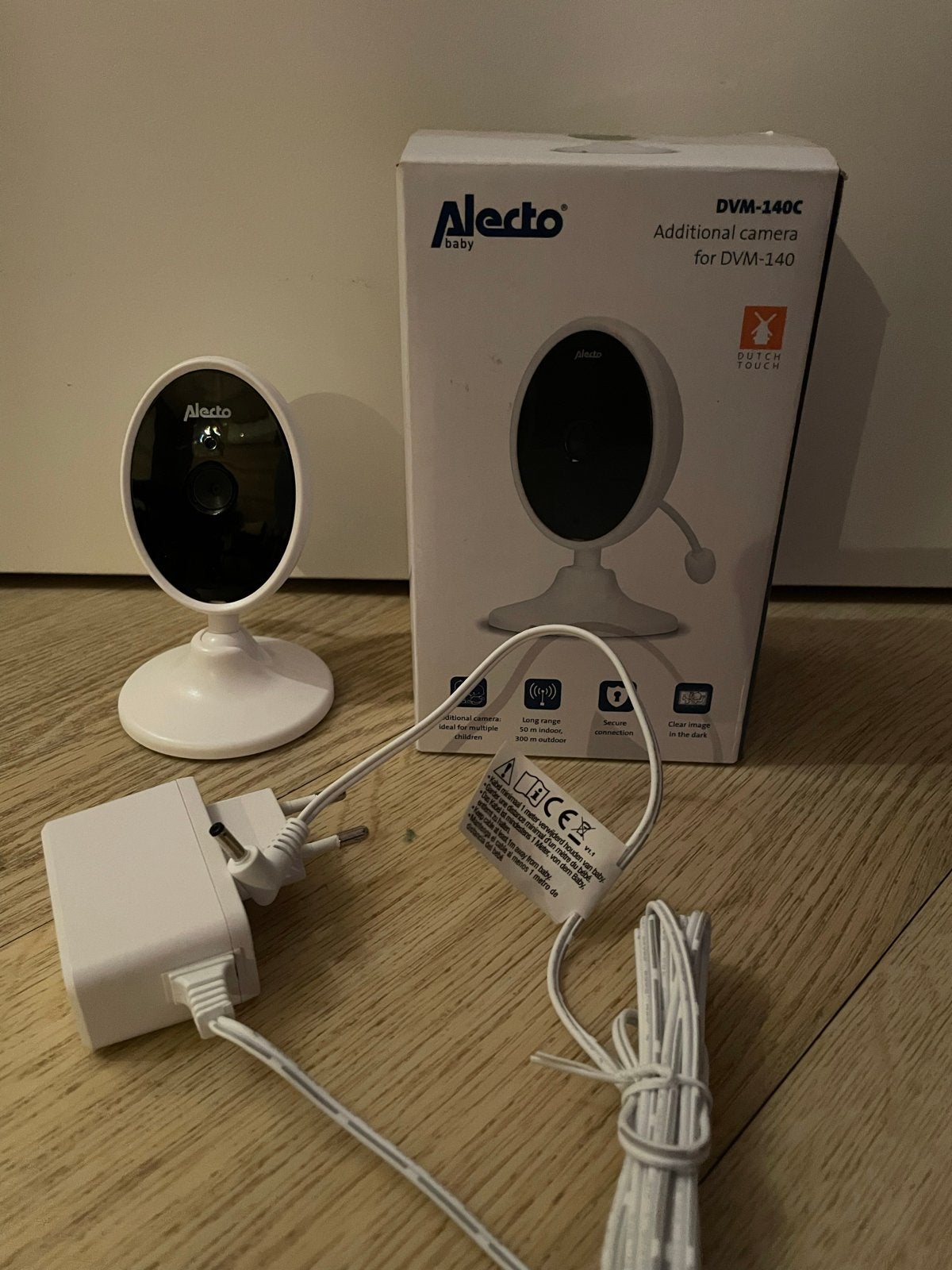 Alecto Baby DVM-140C Extra Camera voor DVM-140 Babyfoon, Ophalen of Verzenden, Gebruikt, 250 meter of meer, Camera