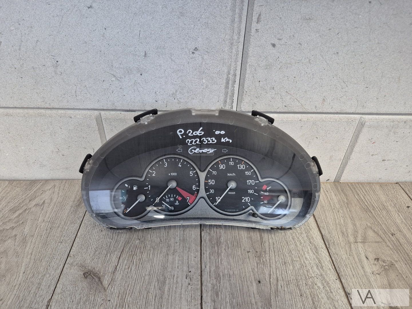 Cockpit teller van Peugeot 206 1999 - 2002 9643402280 GETEST, Gebruikt, -, -, Ophalen of Verzenden