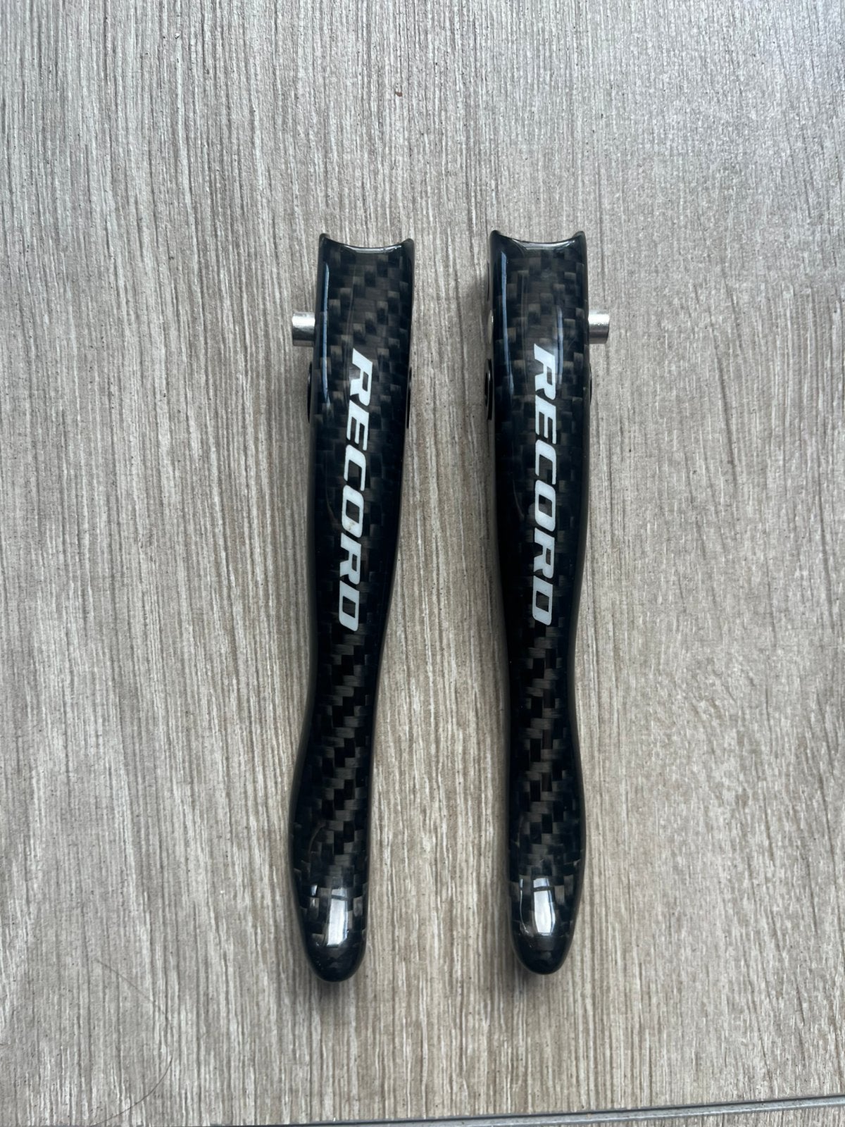 Campagnolo Record ergopower remhendel set carbon 9 / 10V, Remmen, Nieuw, Ophalen of Verzenden, Racefiets