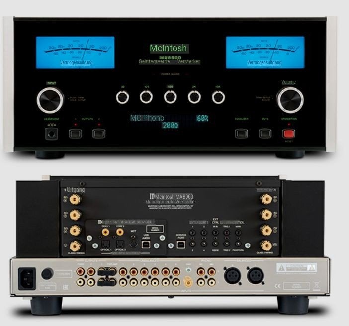 McIntosh MA8900 Geïntegreerde Versterker - Zo goed als nieuw, Overige merken, Ophalen of Verzenden, Zo goed als nieuw, 120 watt of meer