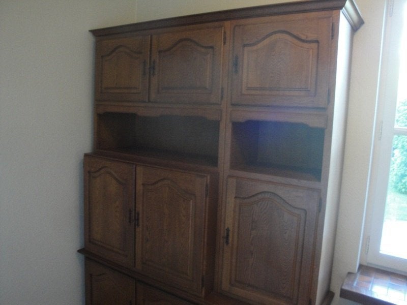 houten bureaukast antiek inboedel, Ophalen, 200 cm of meer, Antiek (houtgesneden), 150 tot 200 cm