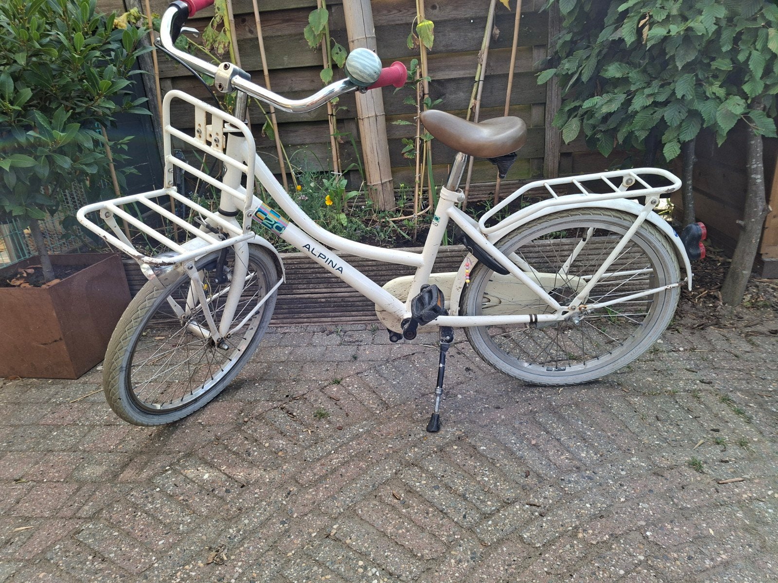Alpina fiets met voordrager en terugtraprem, Ophalen, Terugtraprem, Gebruikt, Alpina