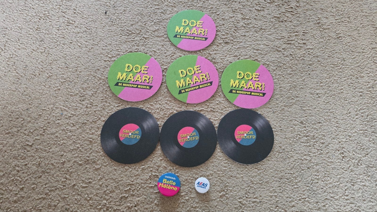 7 filtjes 2 buttons doe maar de musical, Ophalen of Verzenden