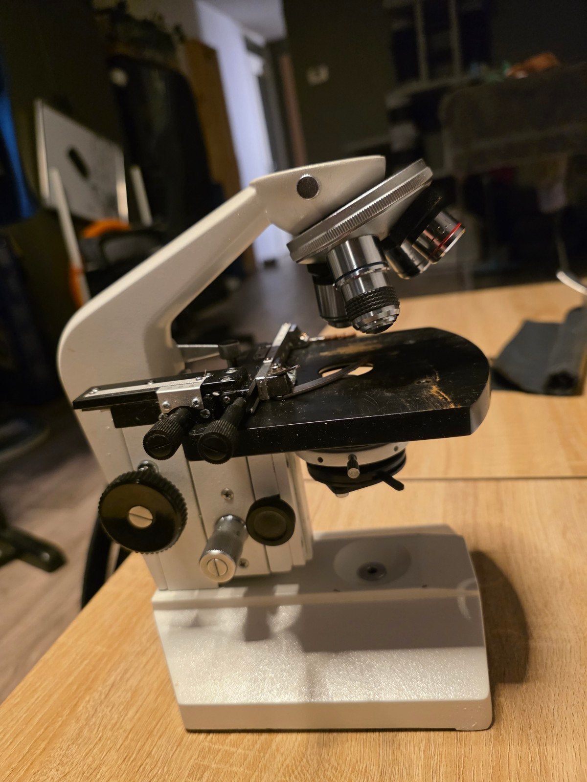 Microscoop Euromex, Ophalen