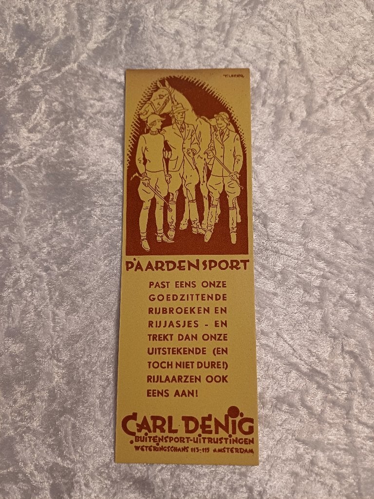 Paardensport Carl Denig Amsterdam - T. Leeser, Verzenden, Gebruikt