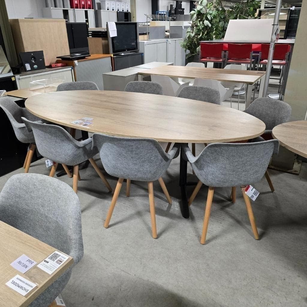 VEPA Felt kantoorstoelen / wachtkamerstoelen PET flessen, Ophalen, Gebruikt, Grijs, Vijf, Zes of meer stoelen