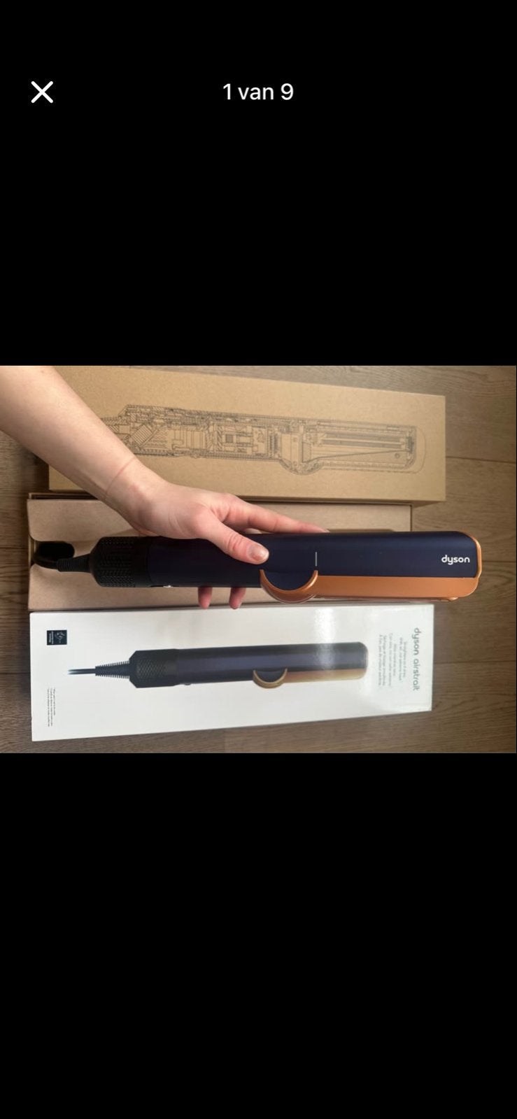 Dyson Airstrait - Nat naar Droog Stijltang, Ophalen of Verzenden, Zo goed als nieuw, Haarverzorging