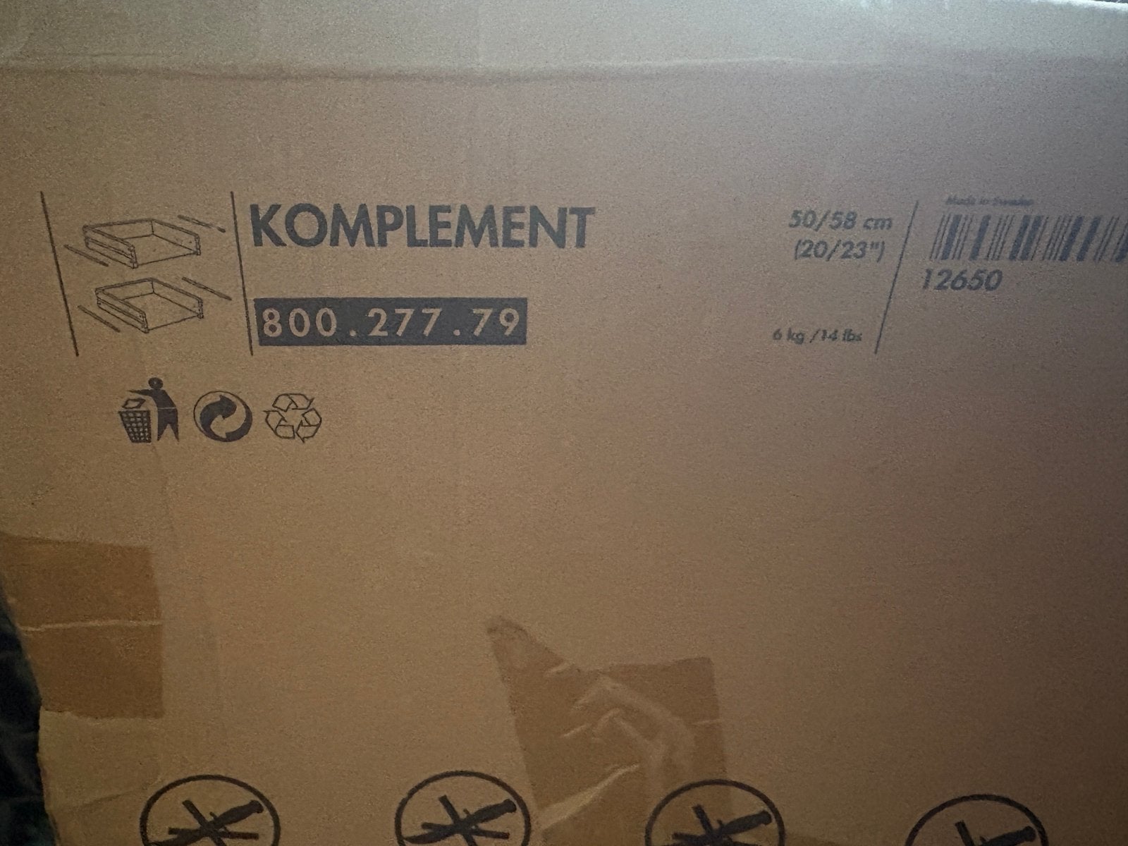 Een complementum ikea la voor een kast, Ophalen of Verzenden, Zo goed als nieuw