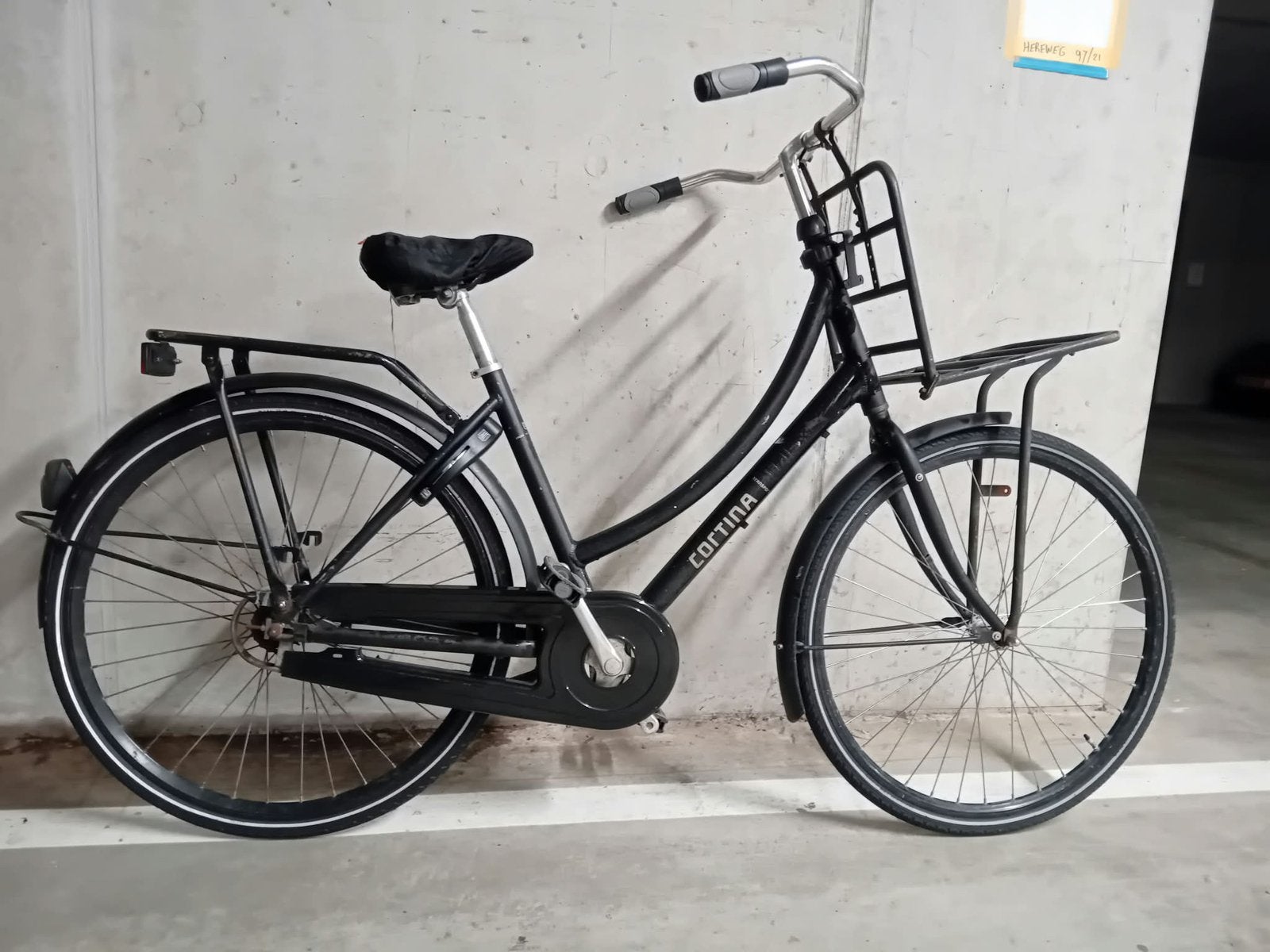 Cortina vrouwen fiets, Fietsen en Brommers, Ophalen, Gebruikt, Terugtraprem, Overige merken