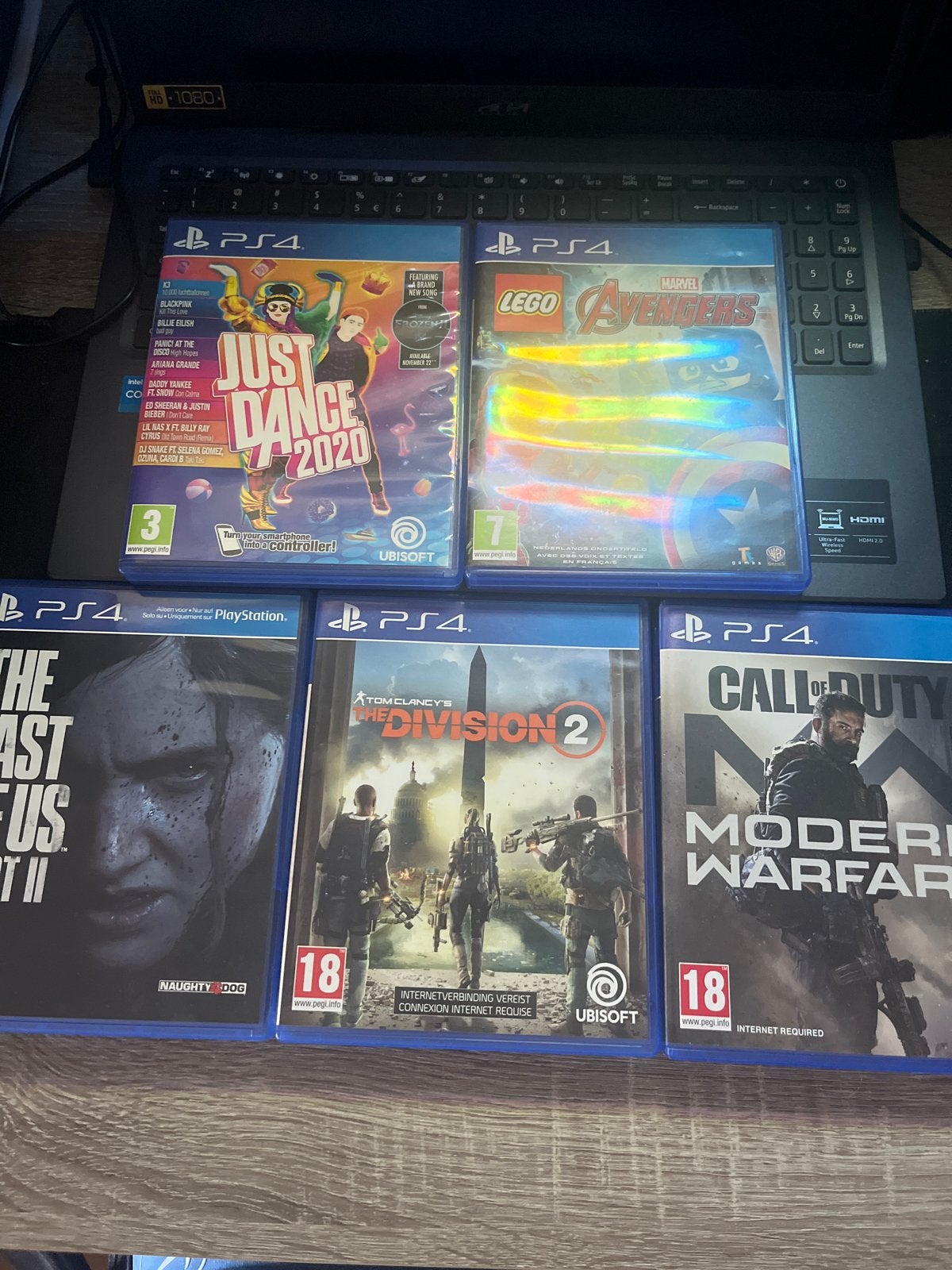 6 PS4 Games: Just Dance 2020, LEGO Avengers, The Last of Us, Spelcomputers en Games, Games | Sony PlayStation 4, Online, Vechten
