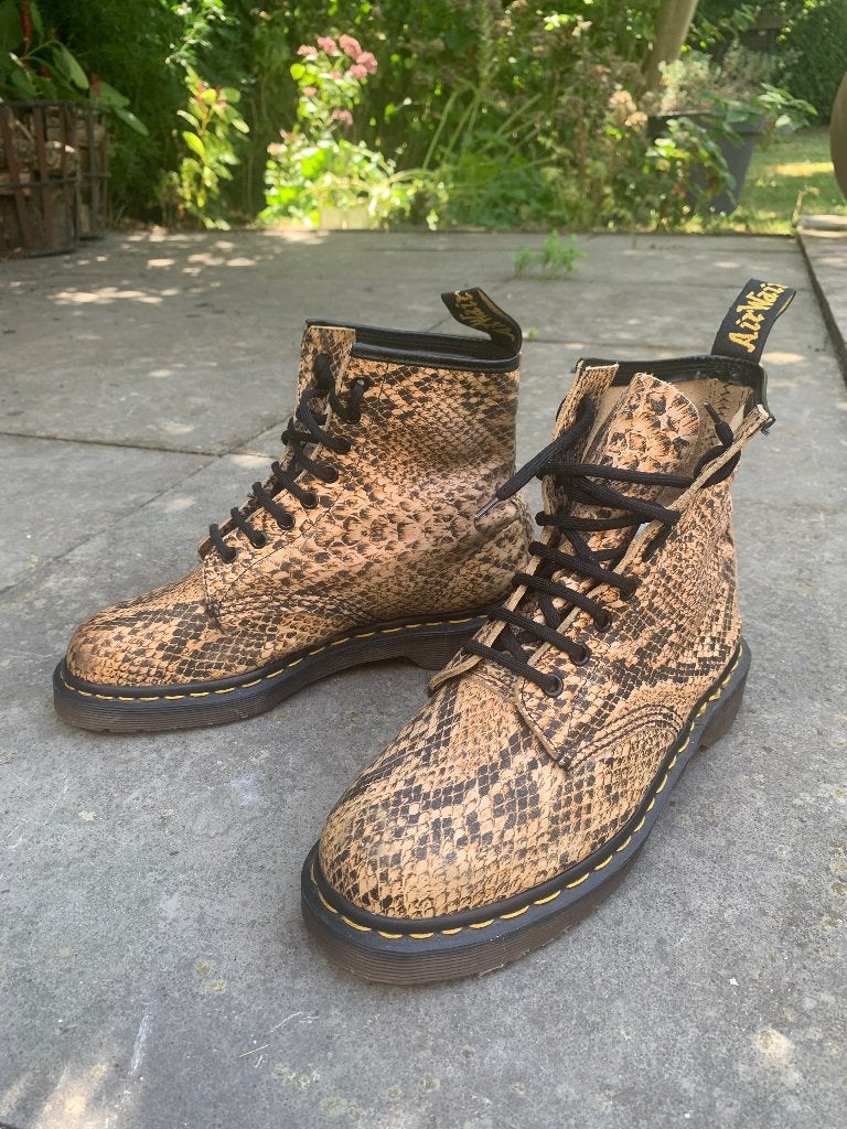 Dr.Martens boots leer  vintage 1460  mt 7/ 40, Dr.Martens, Bruin, Overige typen, Ophalen of Verzenden