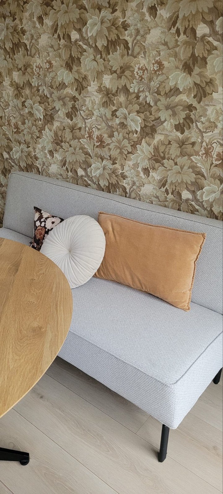 NOUS Living eetkamerbank Campania 160 cm - Polyester, Ophalen, 150 tot 200 cm, Driepersoons, 75 tot 100 cm