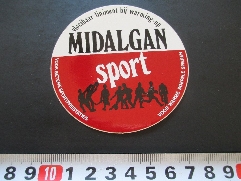 sticker Midalgan Sport  GT173, Ophalen, Zo goed als nieuw