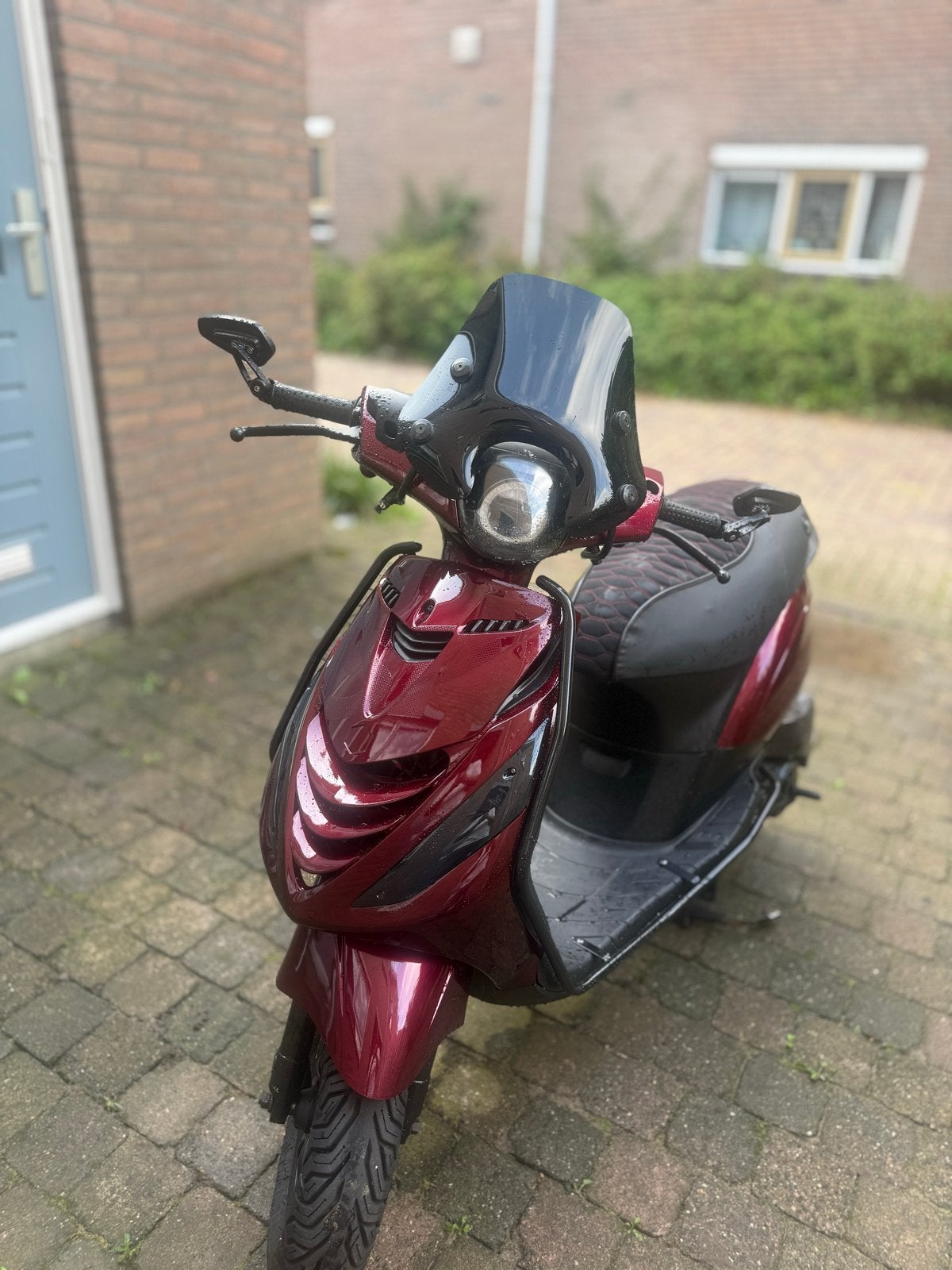 Piaggio Zip 4T 50cc Candy Red Kappen Set (bieden van af 900), Ophalen, Gebruikt, Maximaal 45 km/u, Zip