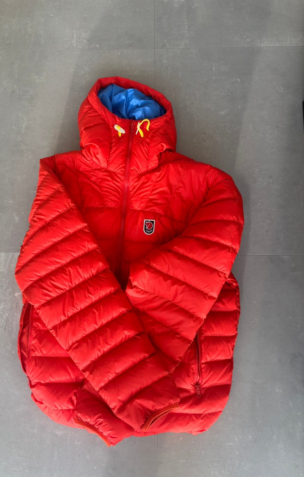 Fjallraven Down Hoodie, Ophalen, Zo goed als nieuw, Maat 56/58 (XL), Groen