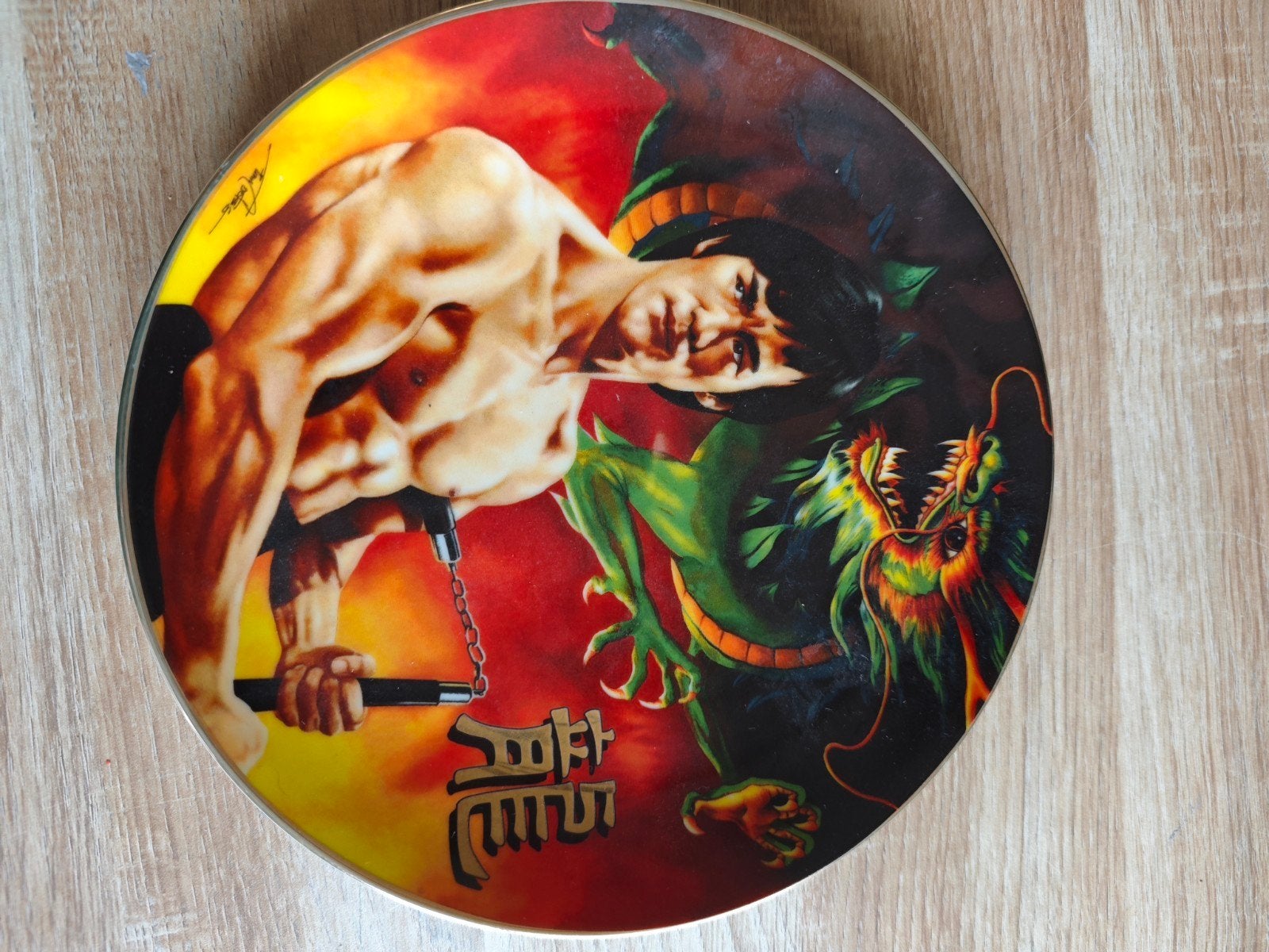 Bruce Lee 'Little Dragon' Franklin Mint sierbord, Ophalen of Verzenden