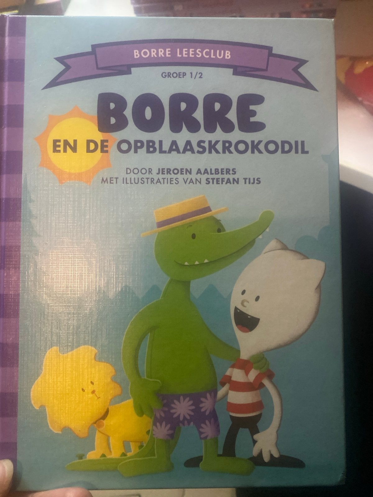 Borre en de Opblaaskrokodil - Borre Leesclub Groep 1/2, Boeken, 5 of 6 jaar, Fictie algemeen, Jongen of Meisje, Ophalen of Verzenden