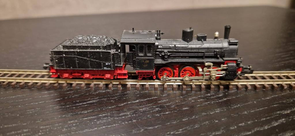 Fleischmann Piccolo Stoomlocomotief 53 320 met tender, Gebruikt, Fleischmann, Ophalen of Verzenden, Gelijkstroom