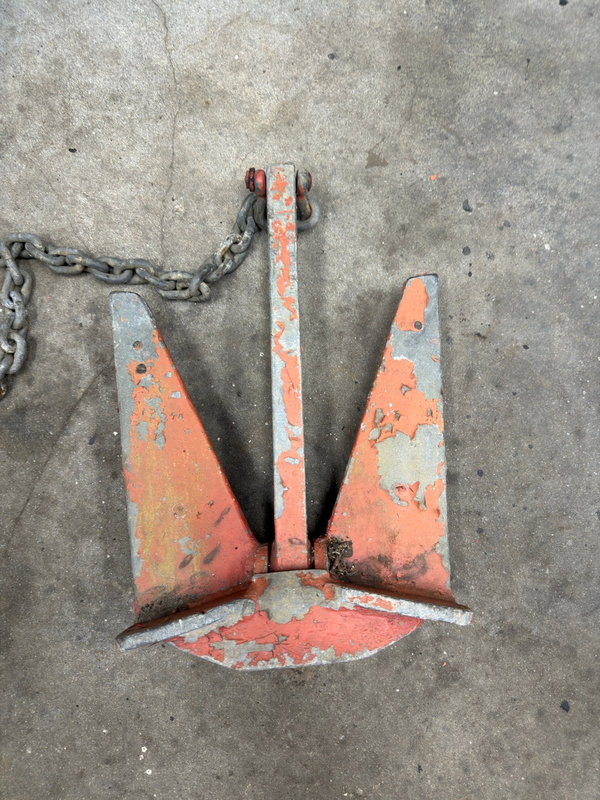 Diverse ankers met ketting, verschillende afmetingen, Ophalen, Gebruikt, Overige typen