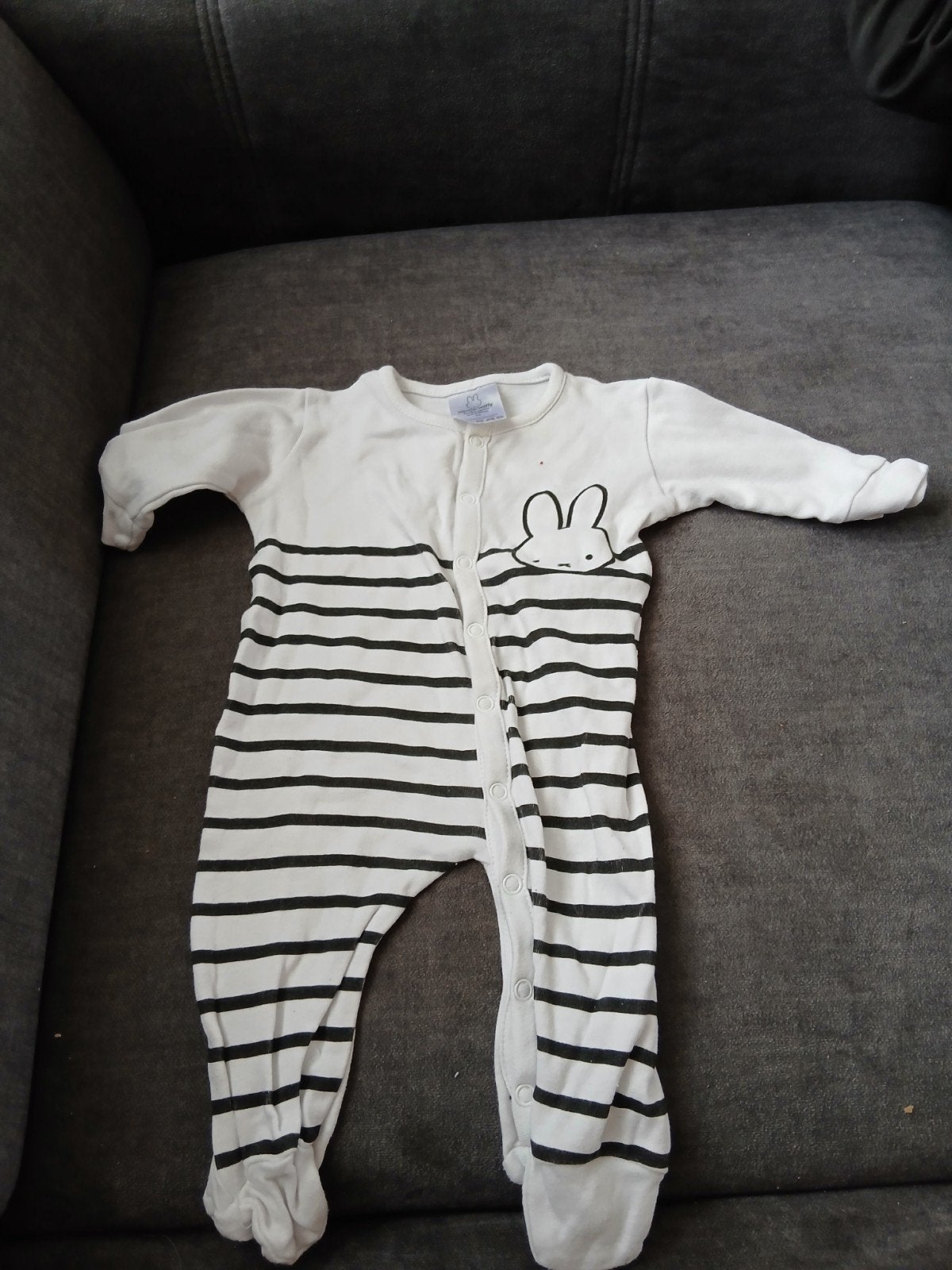Nijntje/Miffy gestreepte romper maat 56, Ophalen, Nacht- of Onderkleding, Gebruikt, Nijntje/Miffy