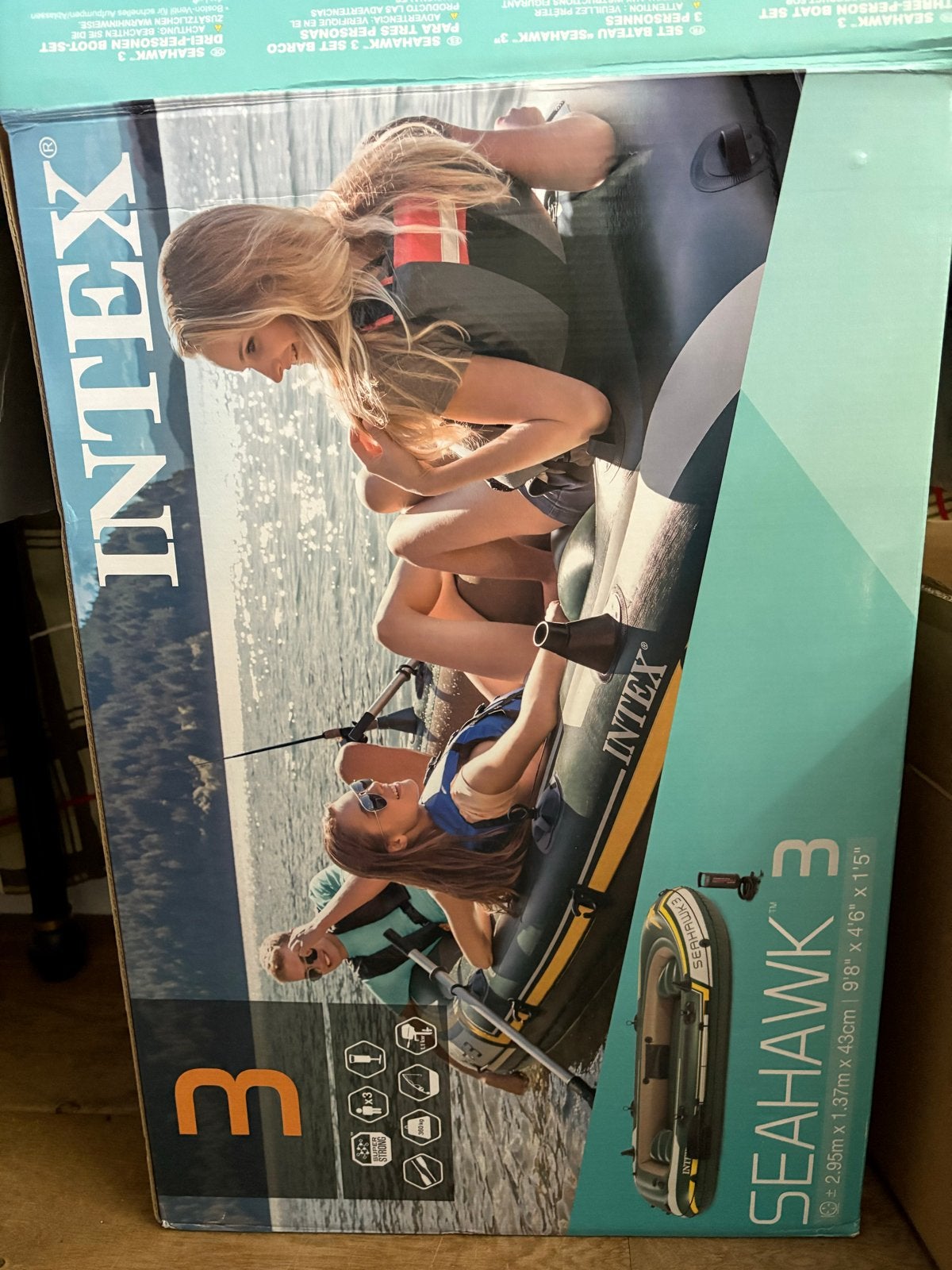 Intex Seahawk 3 opblaasboot - 3 personen, Ophalen, Nieuw