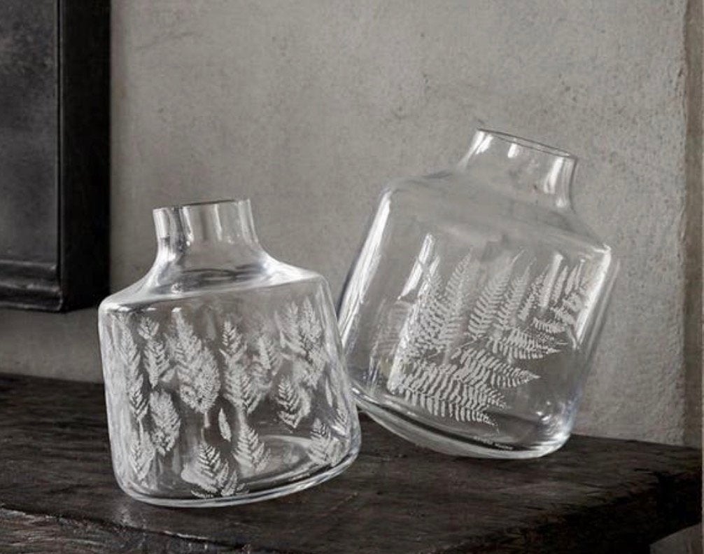 Mooie glazen vaasjes van Riviera Maison., Ophalen of Verzenden, Zo goed als nieuw, Transparant, Glas