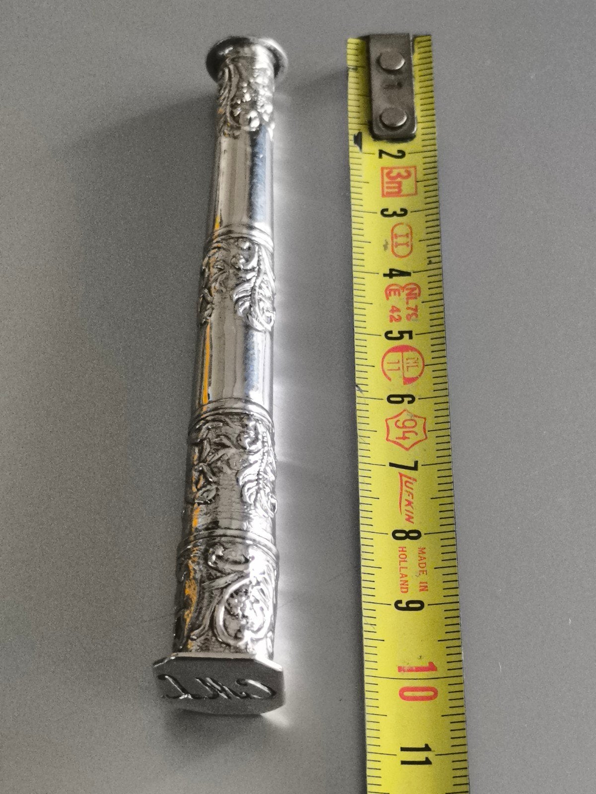 Antiek zilver naaldenkoker rond 1800, Ophalen of Verzenden, Zilver