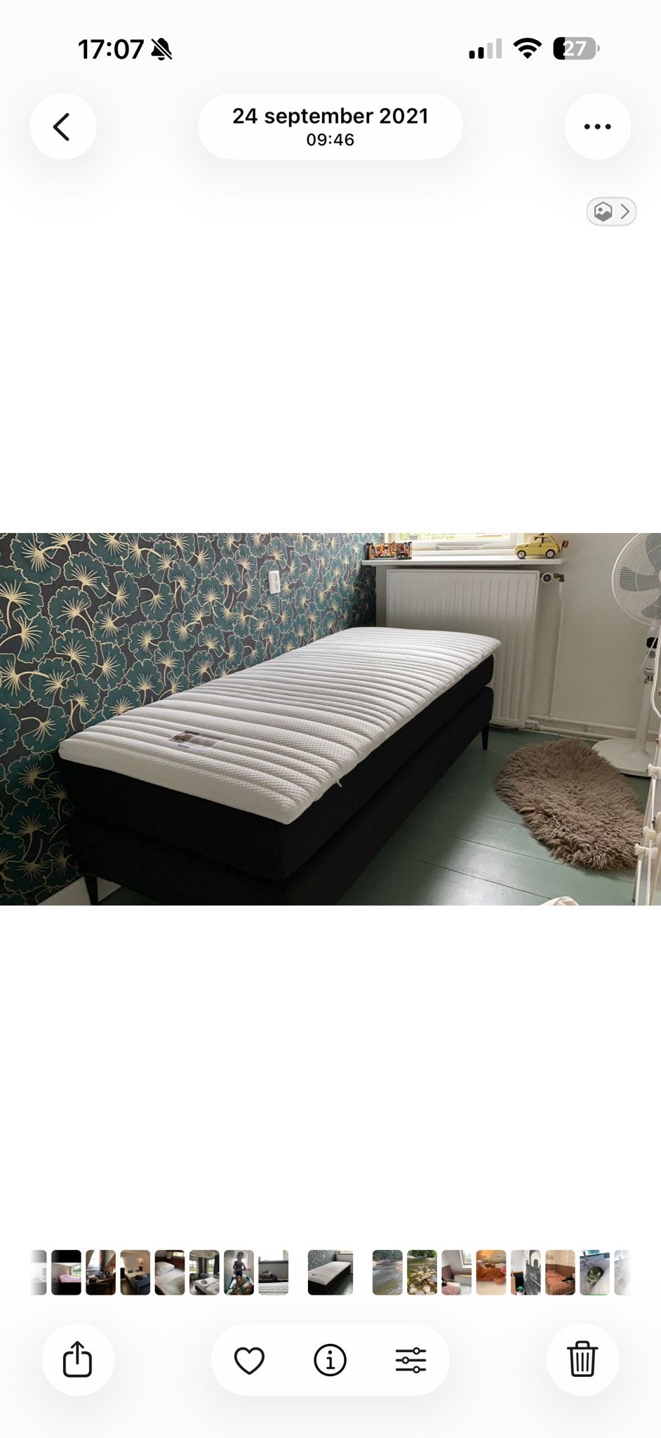 Karlsson bed 90x200 bokspring (Beter Bed), Ophalen, Gebruikt, 90 cm, Eenpersoons