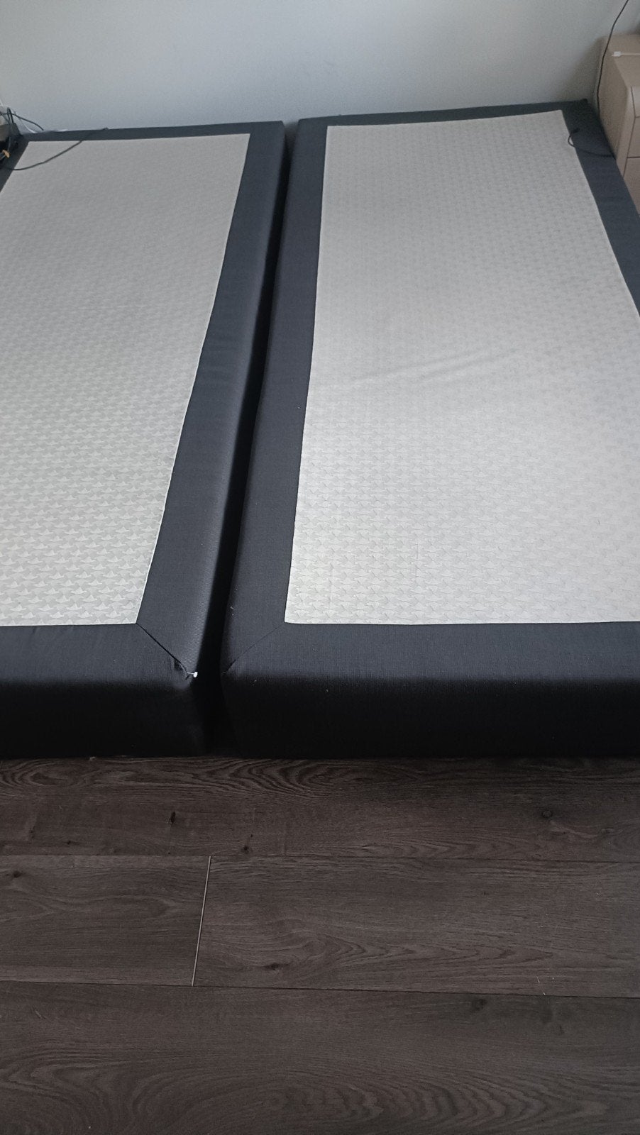 Gebruikte boxspring, poten losgeschroefd, Ophalen, Gebruikt, Tweepersoons, Overige maten