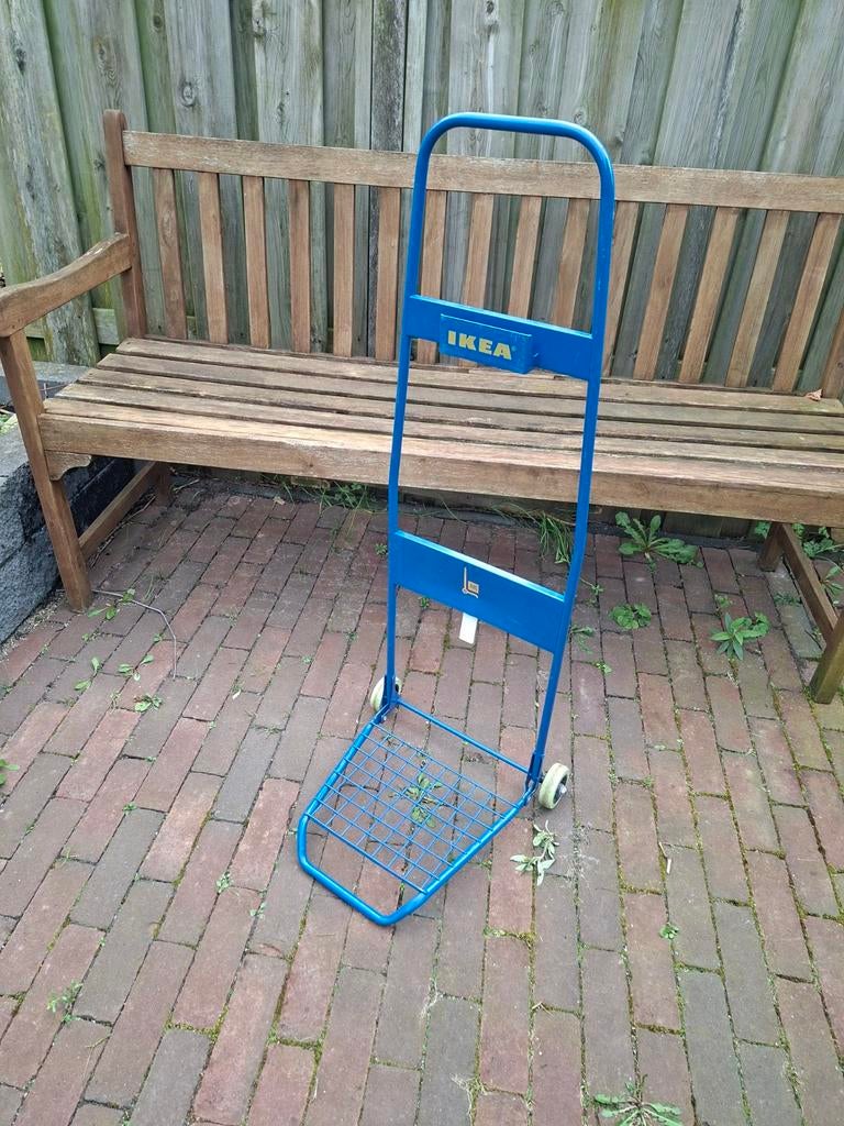 Ikea Frakta steekwagen inklapbaar, Ophalen