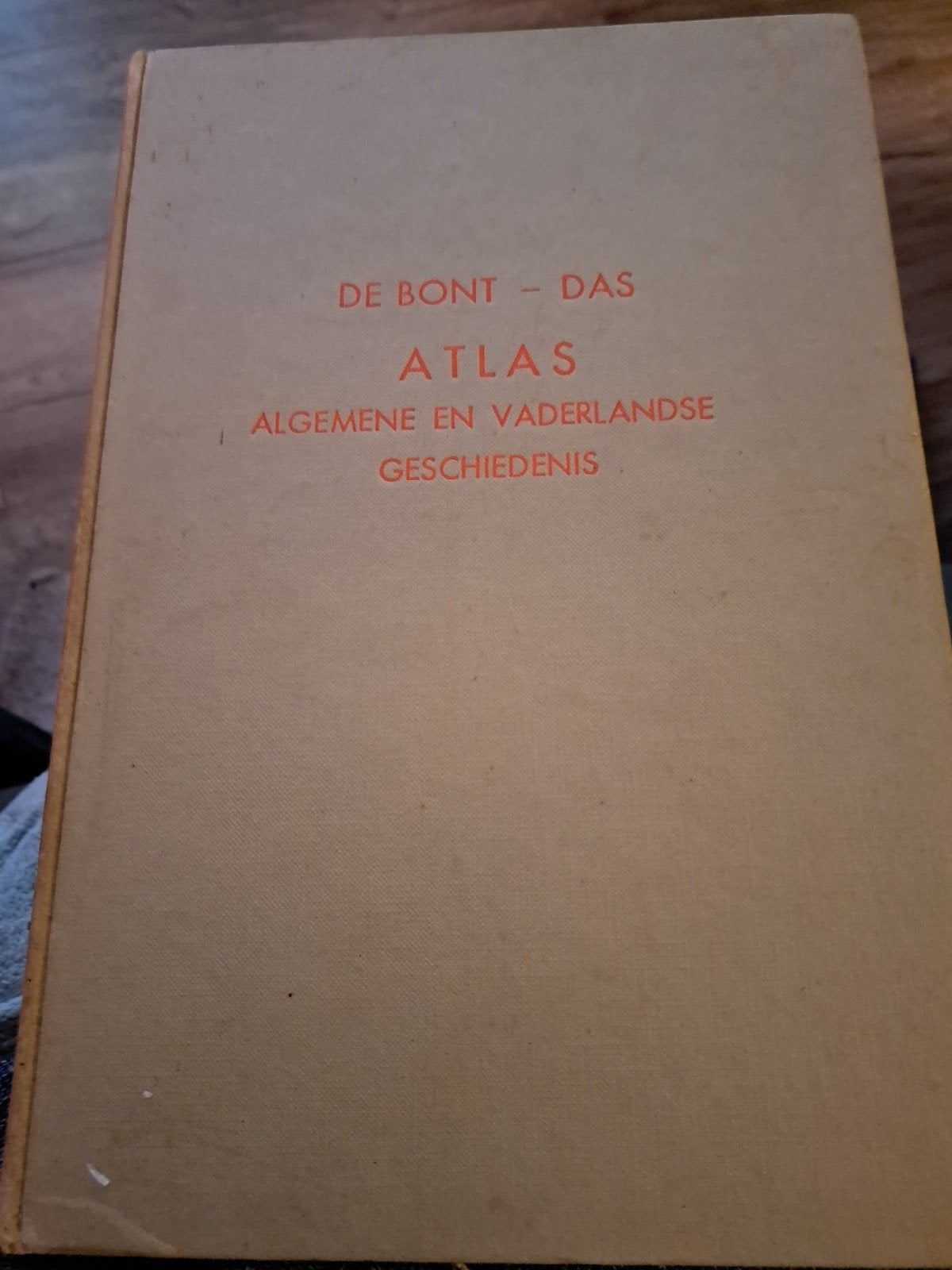 Schoolatlas A.L. de Bont - Algemene en Vaderlandse, Boeken, Gelezen, Ophalen of Verzenden, Gamma, A.L. de Bont