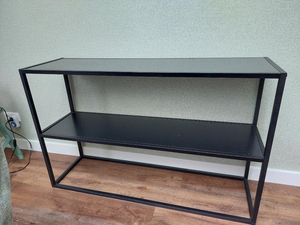 Sidetable, Ophalen, 100 tot 150 cm, Zo goed als nieuw, Metaal