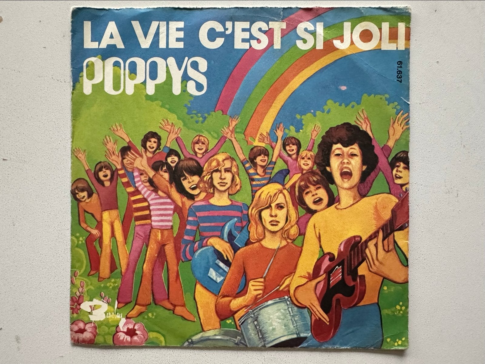 Poppys - La Vie C'est Si Joli / Penelope (Vinyl, 7 inch), Gebruikt, 7 inch, Ophalen of Verzenden, Pop