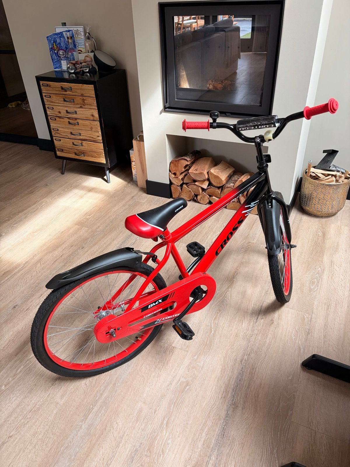 BMX cross fiets 20 inch - Zo goed als nieuw, Fietsen en Brommers, Fietsen | Crossfietsen en BMX, Ophalen, Zo goed als nieuw, Staal