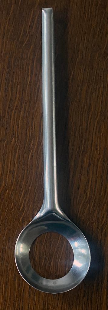 Vintage gehaktballen lepel / gehaktballetjes maker, Sola, Overige typen, Zilver, Ophalen of Verzenden, Zo goed als nieuw