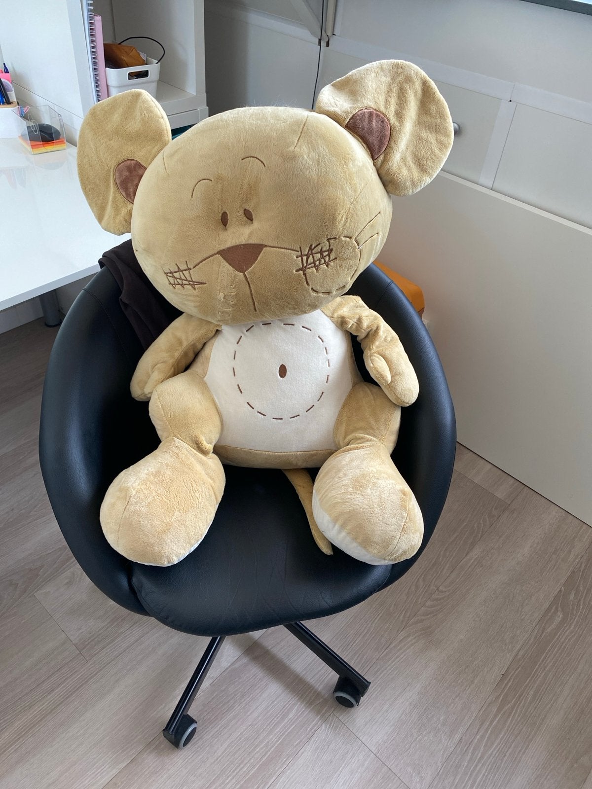 Grote Tiamo knuffel muis - Zo goed als nieuw, Kinderen en Baby's, Muis, Overige karakters, Ophalen of Verzenden, Middelgroot (20 tot 80 cm)