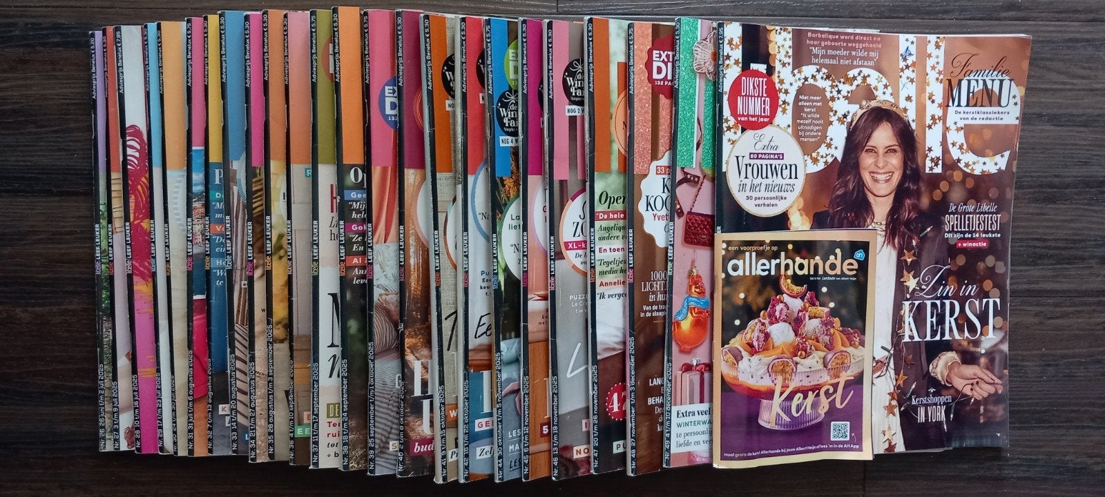 Libelle's 2025. 24 stuks. En 1 Margriet., Boeken, Tijdschriften en Kranten, Ophalen of Verzenden, Zo goed als nieuw, Damesbladen