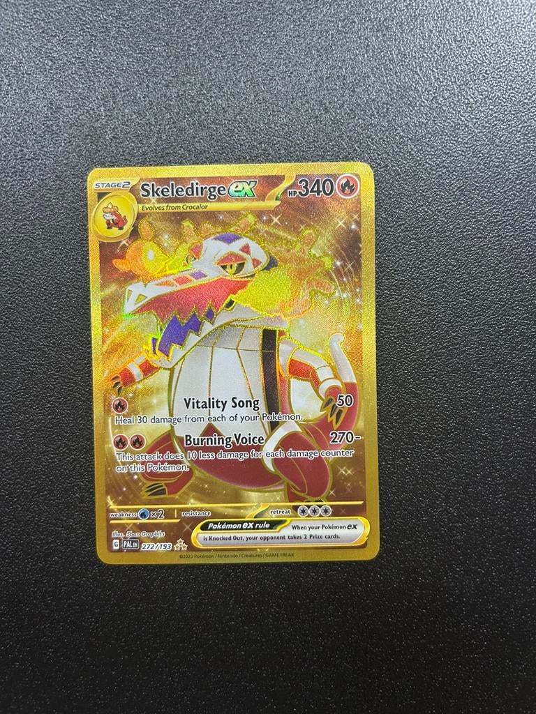 Skeledirge 272/193, Ophalen of Verzenden, Zo goed als nieuw, Losse kaart, Foil