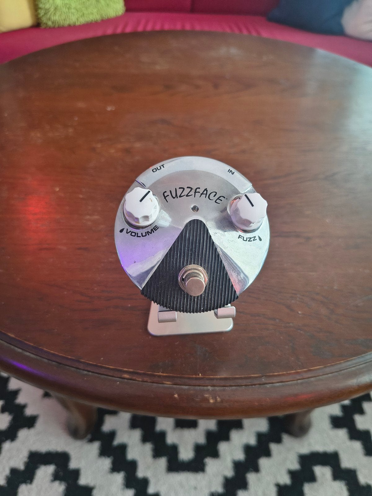 Dunlop Band of Gypsys Fuzzface Mini, Ophalen of Verzenden, Zo goed als nieuw, Distortion, Overdrive of Fuzz