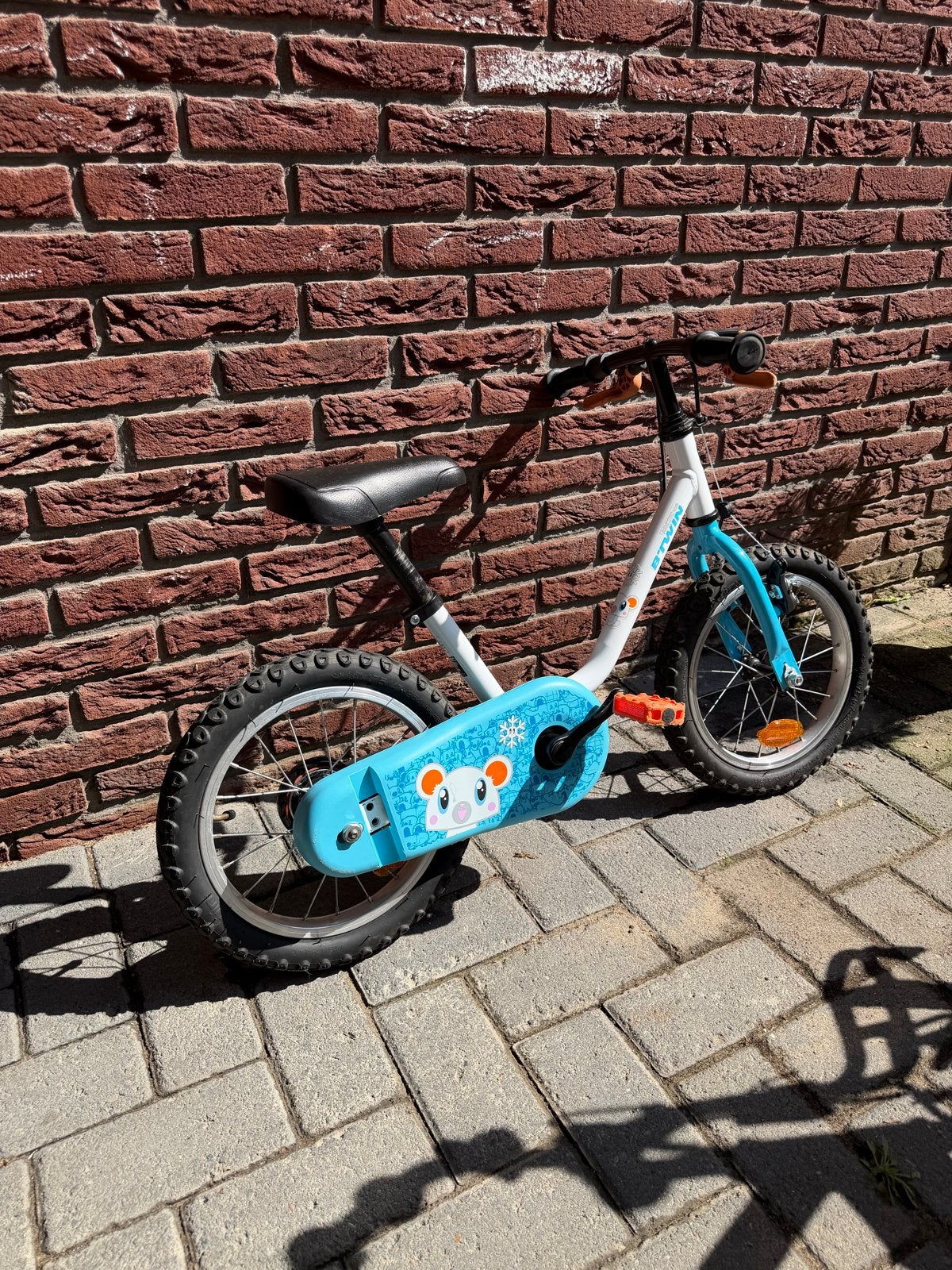 Kinderfiets B'Twin met zijwieltjes, Fietsen en Brommers, Fietsen | Kinderfietsjes, Ophalen, Terugtraprem, Zijwieltjes, 16 tot 20 inch