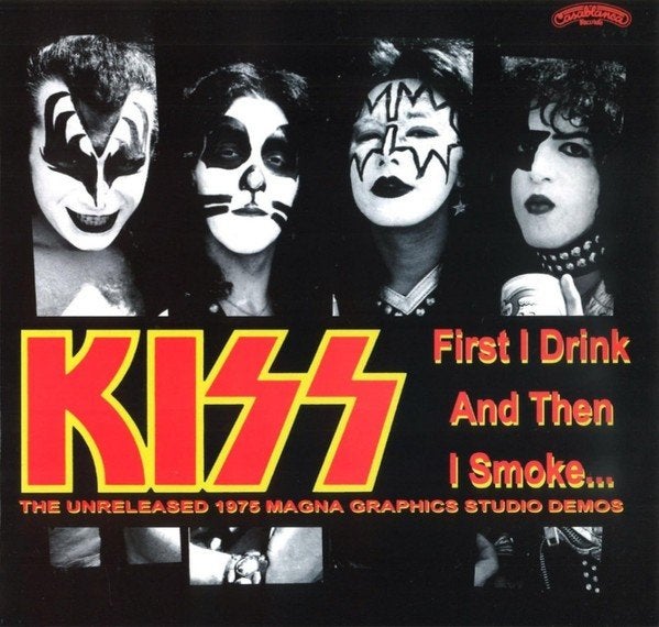 KISS - First i drink and then i smoke  LP, LP, Limited edition, Hard Rock, Ophalen of Verzenden