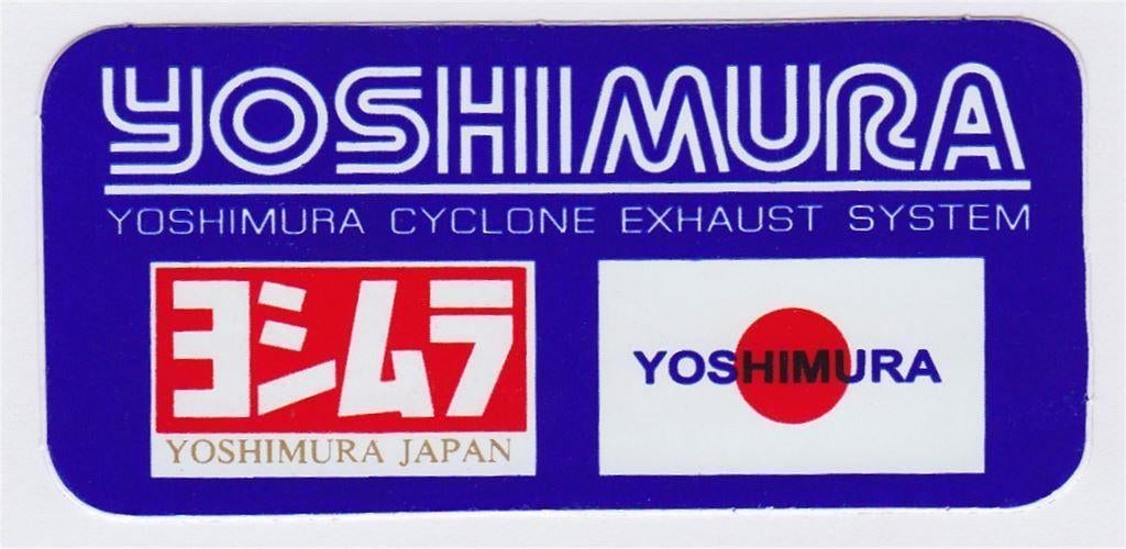 Yoshimura Cyclone Exhaust system sticker #1, Motoren, Accessoires | Stickers, Ophalen of Verzenden