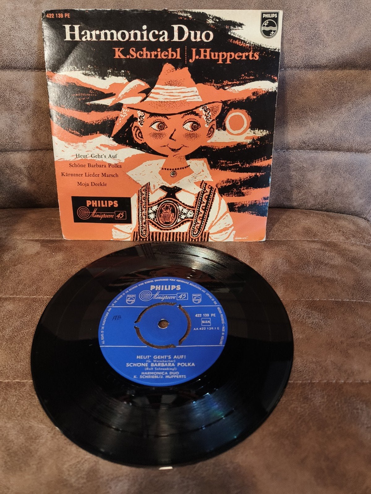 Harmonica Duo K. Schriebl / J. Hupperts - Heut' Geht's Auf!, Gebruikt, 7 inch, EP, Schlager
