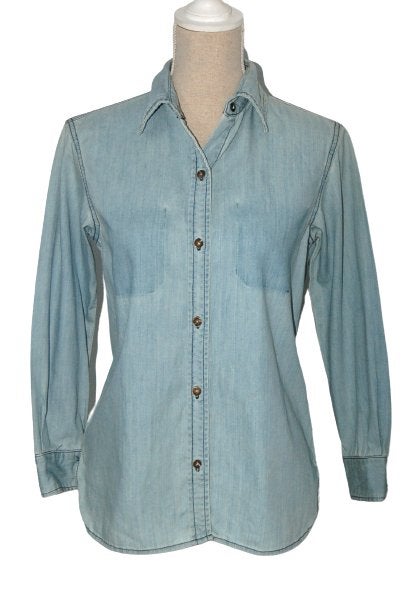 Current Elliott spijkerblouse, blouse, Mt. S, Current Elliot, Zo goed als nieuw, Maat 36 (S), Verzenden