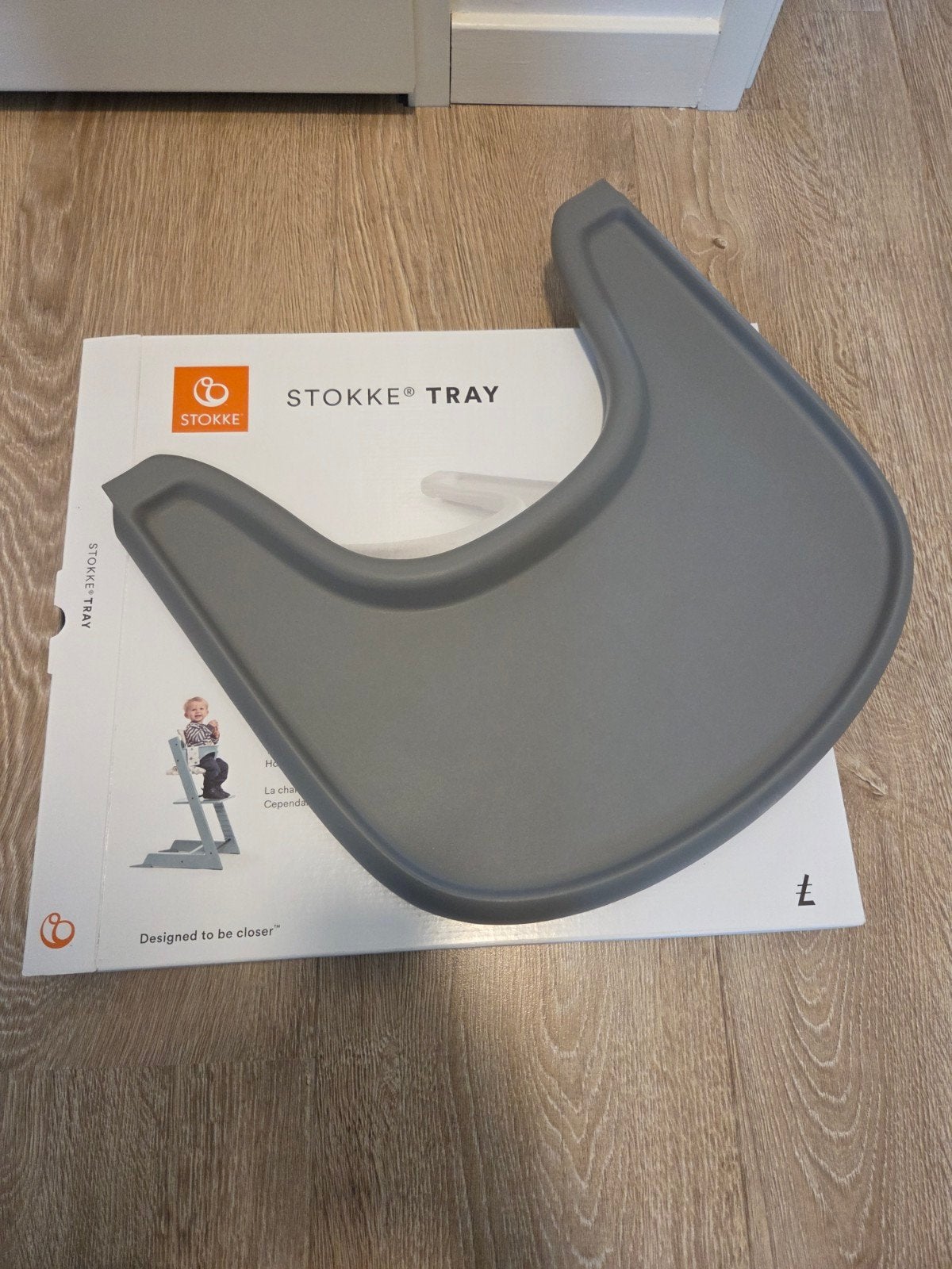 Stokke tray, storm grijs, Ophalen, Meegroeistoel