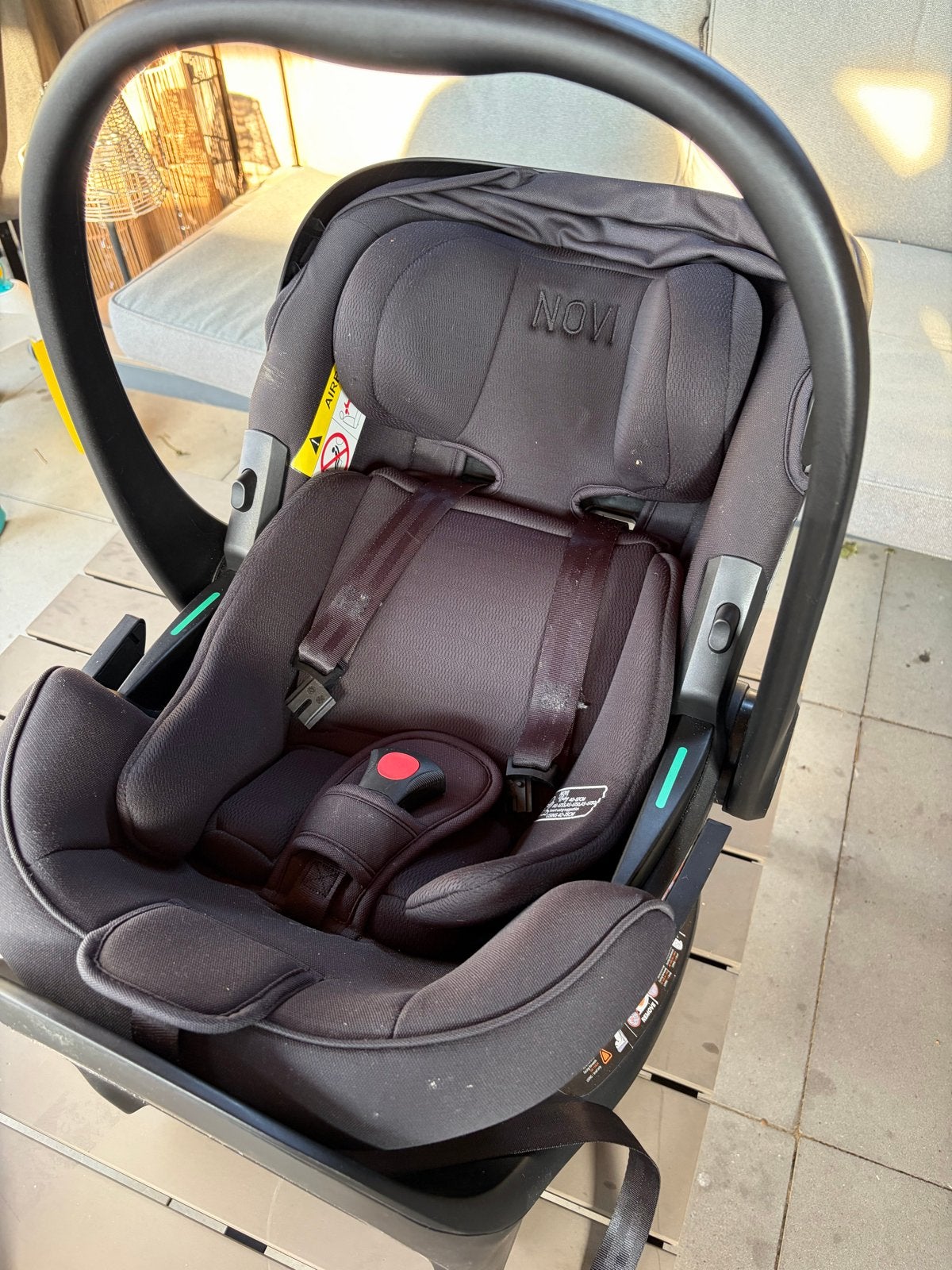 Maxi Cosi Novi inclusief Isofix 360 base, Gebruikt, Isofix, 0 t/m 13 kg, Ophalen