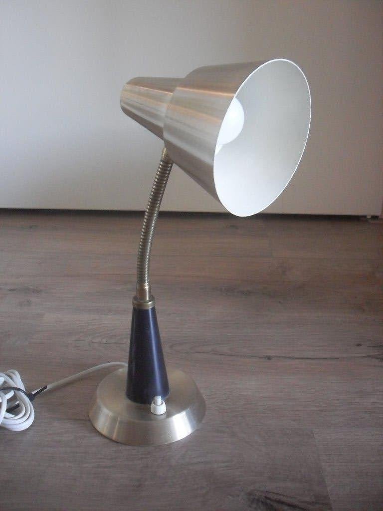 gemi vintage design tafel bureaulamp, Huis en Inrichting, Lampen | Tafellampen, Ophalen of Verzenden, Metaal, Bureaulamp, Design