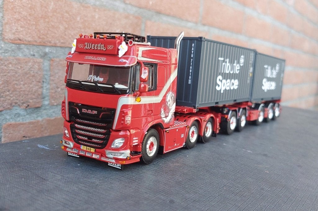 WSI DAF XF SPACE CAB Weeda Transport Pablo Escobar / Narcos, Ophalen of Verzenden, Nieuw, Bus of Vrachtwagen, Wsi