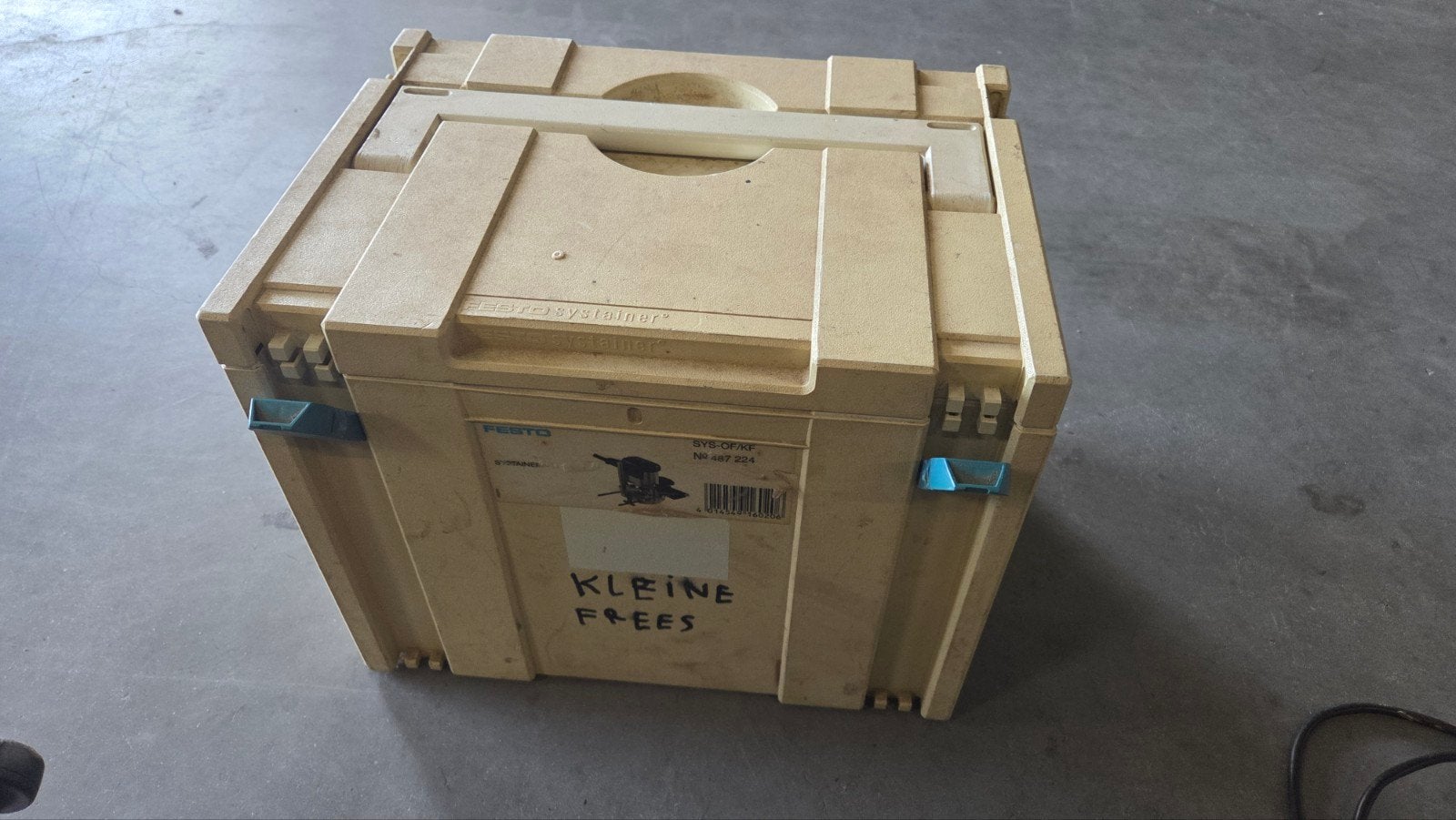 Festool OF 900 bovenfrees met toebehoren, Ophalen of Verzenden, Gebruikt, Elektrisch, Bovenfrees